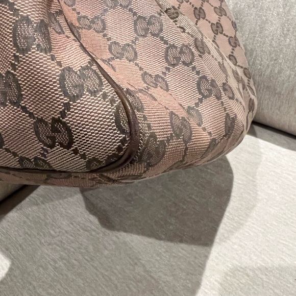 GUCCI SUKEY AUTHENTIC Pink w COA, beautiful VINTAGE bag and can be worn as is ποΈ - Picture 10 of 16